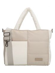 Beagles Torebka "Calvia Duo" w kolorze beżowym - 32 x 21 x 11 cm rozmiar: onesize. Brązowe torebki klasyczne Beagles, bez wzorów, z materiału, przez ramię, bez dodatków. Za 78.99 zł.