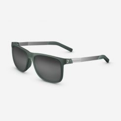Okulary turystyczne MH 140 Premium kat. 3. Zielone okulary przeciwsłoneczne Decathlon, bez wzorów, szklane. Za 129.99 zł.