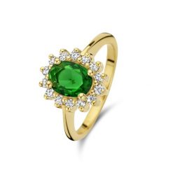 Parte Di Me Pierścionek Parte Di Me Mia Colore Verdi złoty - pozłacany/srebro Pierścionki 1 ct Damski. Żółte pierścionki Parte Di Me, z cyrkonią, pozłacane. Za 251.99 zł.