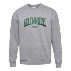 Luźna bluza z okrągłym dekoltem Hummel University Bee. Szare bluzy Hummel, xl, bez wzorów, bez ramiączek, bez kaptura. W wyprzedaży za 158.90 zł.