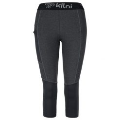 Damskie legginsy 3/4 Kilpi ROZARKA-W. Czarne legginsy Kilpi, bez wzorów, z dzianiny. Za 112.21 zł.