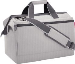 Torba Allrounder Pocket L jasnoszara. Szare torby podróżne Reisenthel, bez wzorów. Za 299.00 zł.