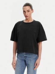 French Connection T-Shirt 76BZA Granatowy Relaxed Fit. Niebieskie t-shirty French Connection, s, bez wzorów, z bawełny, bez kołnierzyka, bez ramiączek. Za 89.99 zł.