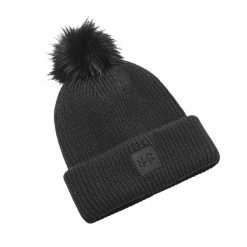 Czapka zimowa damska UNDER ARMOUR 1373098 z pomponem. Czarne czapki zimowe Under Armour, bez wzorów, sportowe. Za 59.99 zł.