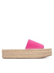 Calvin Klein Espadryle Ebeth HW0HW02894 Różowy. Czerwone espadryle Calvin Klein, bez wzorów, z materiału, bez obcasa. Za 409.99 zł.