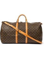Louis Vuitton Torba podróżna "Keepall Bandouliere" w kolorze brązowym - 60 x 31 x 26 cm rozmiar: onesize. Brązowe torby podróżne Louis Vuitton, bez wzorów, z materiału, przez ramię. Za 4,361.95 zł.