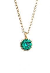 Elli Damski wisiorek soliter Basic Elegant z kryształem szklanym w pozłacanym srebrze próby 925 Sterling Silver Naszyjniki 1 ct. Szare naszyjniki Elli, z materiału, pozłacane. Za 283.99 zł.
