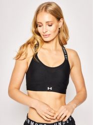 Under Armour Biustonosz sportowy Ua Infinity High Sports 1351994 Czarny. Czarne biustonosze sportowe Under Armour, bez wzorów, z syntetyku. Za 169.99 zł.