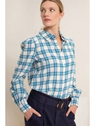 Josephine & Co Koszula w kolorze niebieskim rozmiar: 38. Niebieskie koszule Josephine & Co, bez wzorów, z bawełny, bez kołnierzyka, bez ramiączek. Za 110.29 zł.