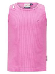 Retour Top "Gaya" w kolorze różowym rozmiar: 146/152. Różowe topy Retour, bez wzorów, z bawełny, bez kołnierzyka, bez ramiączek. Za 48.62 zł.