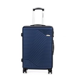 Walizka na kółkach Sapphire ST-140 granatowa - mała S DUO. Niebieskie walizki SAPPHIRE, małe. W wyprzedaży za 89.80 zł.