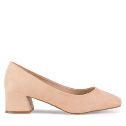 Czółenka Clara Barson. Brązowe czółenka Clara Barson, bez wzorów, bez obcasa, bez zapięcia. Za 79.99 zł.