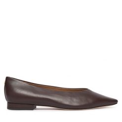 Baleriny LAUREN RALPH LAUREN. Brązowe baleriny Lauren Ralph Lauren, bez wzorów, bez obcasa, bez zapięcia. Za 769.99 zł.