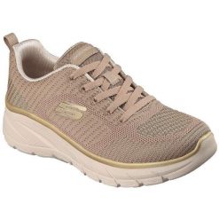 Buty sportowe damskie Skechers Fashion Fit 2.0 moonlight Glo. Brązowe buty trekkingowe Skechers, z materiału, bez zapięcia. Za 390.00 zł.