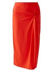 Miss Lagotte Spódnica w kolorze czerwonym rozmiar: 34. Czerwone spódnice Miss Lagotte, na co dzień, bez wzorów, midi, proste. Za 113.99 zł.