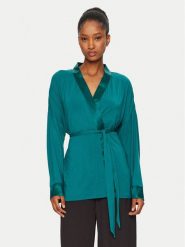 United Colors Of Benetton Szlafrok 3ZEW3M06Q Zielony. Zielone szlafroki damskie United Colors Of Benetton, m, bez wzorów, bez ramiączek. Za 159.99 zł.