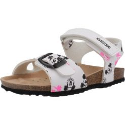 Sandały GEOX J SANDAL AIRADYUM BO Biały. Białe sandały Geox, bez wzorów, z tkaniny, bez obcasa, bez zapięcia. Za 196.99 zł.