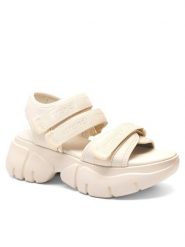 Sprandi Sandały WS877-03 Beżowy. Brązowe sandały Sprandi, bez wzorów, z materiału, bez obcasa, na płaskiej podeszwie, bez zapięcia. Za 179.99 zł.