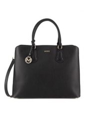 MEXX Torebka MEXX-B-004-06 Czarny. Czarne torebki klasyczne Mexx, bez wzorów, z materiału, bez dodatków. Za 229.99 zł.