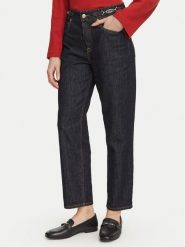 Tommy Hilfiger Jeansy Jackie WW0WW51405 Granatowy Tapered Fit. Niebieskie jeansy Tommy Hilfiger, bez wzorów, z bawełny. Za 649.99 zł.