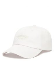 Tommy Jeans Czapka z daszkiem Script AW0AW17815 Biały. Białe czapki z daszkiem Tommy Jeans, bez wzorów, z bawełny. Za 109.99 zł.