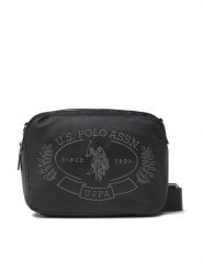 U.S. Polo Assn. Torebka Springfield Crossbody Bag BEUPA5091WIP000 Czarny. Czarne listonoszki U.S. Polo Assn., bez wzorów, z materiału, bez dodatków. Za 179.99 zł.