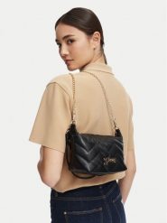 Guess Torebka J6YZ10 W2515 Czarny. Czarne listonoszki Guess, z aplikacjami, ze skóry, bez dodatków. Za 217.99 zł.