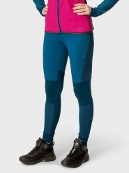 Halti Legginsy funkcyjne "Tracks" w kolorze niebieskim rozmiar: 38. Niebieskie legginsy Halti, bez wzorów, z poliamidu, sportowe. Za 252.99 zł.