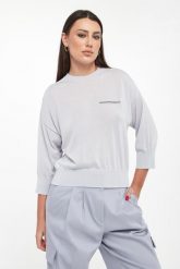 Sweter damski kaszmirowy PESERICO. Swetry Peserico, bez wzorów, z kaszmiru, bez ramiączek. Za 2,519.00 zł.