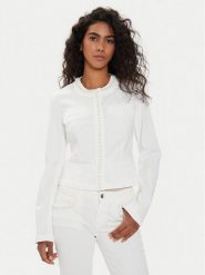 Liu Jo Kurtka jeansowa MA4278 T3489 Écru Slim Fit. Kurtki Liu Jo, bez wzorów, z bawełny, bez kaptura. Za 669.99 zł.