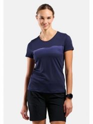 Odlo Koszulka funkcyjna "F-Dry Ridgeline" w kolorze granatowym rozmiar: M. Niebieskie t-shirty sportowe ODLO, m, bez wzorów, z materiału, bez ramiączek, outdoorowe. Za 187.45 zł.