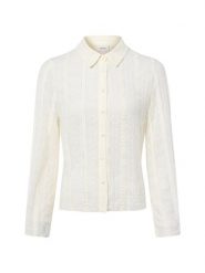 Nümph Bluzka damska stretch - Nuenja Kobiety biały jednolity, L. Białe bluzki Nümph, l, bez wzorów, z koronki, bez kołnierzyka, bez ramiączek. Za 349.95 zł.