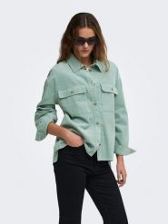 ONLY Kurtka dżinsowa w kolorze jasnozielonym rozmiar: XL. Zielone kurtki ONLY, xl, bez wzorów, z bawełny, bez kaptura. Za 150.95 zł.