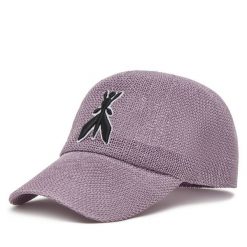 Czapka z daszkiem Patrizia Pepe. Fioletowe czapki z daszkiem Patrizia Pepe, bez wzorów. Za 349.99 zł.