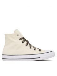 Converse Trampki Chuck Taylor All Star Leopard Laces A19179C Kremowy. Białe trampki Converse, bez wzorów, z materiału, retro, bez zapięcia. Za 419.99 zł.