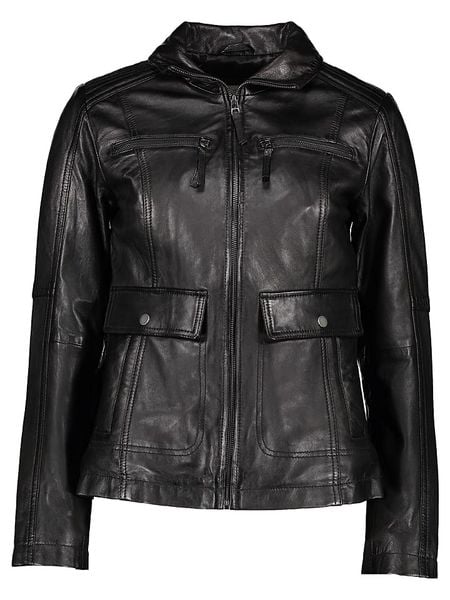 7eleven Skórzana kurtka w kolorze czarnym rozmiar: 38. Czarne kurtki 7eleven, bez wzorów, ze skóry, bez kaptura. Za 431.47 zł.