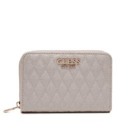Duży Portfel Damski Guess. Brązowe portfele Guess, z aplikacjami. Za 209.99 zł.