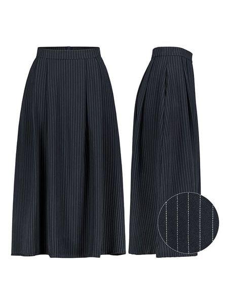 Sublevel Spódnica w kolorze granatowym rozmiar: M/L. Niebieskie spódnice Sublevel, l, bez wzorów, midi. Za 69.91 zł.