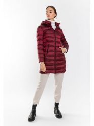 Northwood Płaszcz pikowany "Jam" w kolorze bordowym rozmiar: S. Czerwone płaszcze Northwood, s, bez wzorów, bez kaptura. Za 263.45 zł.