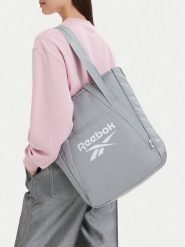 Reebok Torebka CWBEO-RBK-B-006-10 Szary jasny. Szare shopper bag Reebok, bez wzorów, z materiału, bez dodatków. Za 129.99 zł.