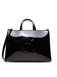 Eva Minge Torebka R-01 Czarny. Czarne torebki klasyczne Eva Minge, bez wzorów, z materiału, bez dodatków. Za 379.99 zł.