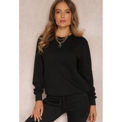 Czarna Bluza Sofaris. Czarne bluzy Renee, l, bez wzorów, z bawełny, bez kaptura. W wyprzedaży za 35.99 zł.