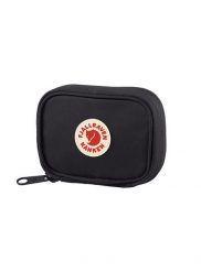 Portfel Fjallraven Kanken Card Wallet - black. Czarne portfele Fjällräven, bez wzorów, z bawełny. Za 139.69 zł.