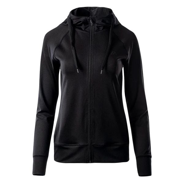 Bluza Z Kapturem Damska Polar Cyra. Czarne bluzy z kapturem MARTES, s, bez wzorów, z elastanu, z kapturem, na fitness i siłownię. Za 137.99 zł.