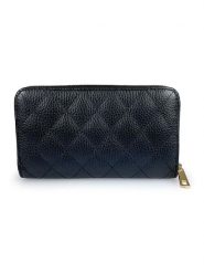 Mila Blu Skórzany portfel "Tasso" w kolorze czarnym - 21 x 12 x 2 cm rozmiar: onesize. Czarne portfele Mila Blu, bez wzorów, z materiału. Za 202.98 zł.