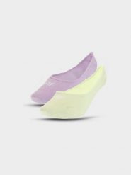 4F Skarpetki casual no-show (2-pack) damskie - multikolor 35-38. Czarne skarpetki 4f, bez wzorów, z bawełny. Za 39.99 zł.