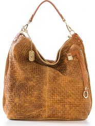 Anna Morellini Skórzany shopper bag "Caroline" w kolorze karmelowym - 42 x 38 x 17 cm rozmiar: onesize. Brązowe shopper bag Anna Morellini, bez wzorów, z materiału, na ramię, bez dodatków. Za 339.80 zł.