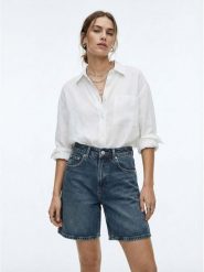 LTB Bermudy dżinsowe "Lizzie" w kolorze granatowym rozmiar: S. Niebieskie szorty LTB, z aplikacjami, klasyczne. Za 100.99 zł.