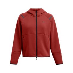 Kurtka damska Under Armour Unstoppable Fleece. Brązowe kurtki Under Armour, bez wzorów, sportowe, z kapturem. Za 474.00 zł.