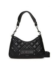LOVE MOSCHINO Torebka JC4152PP1NLA000B Czarny. Czarne torebki klasyczne Love Moschino, bez wzorów, ze skóry, bez dodatków. Za 659.99 zł.